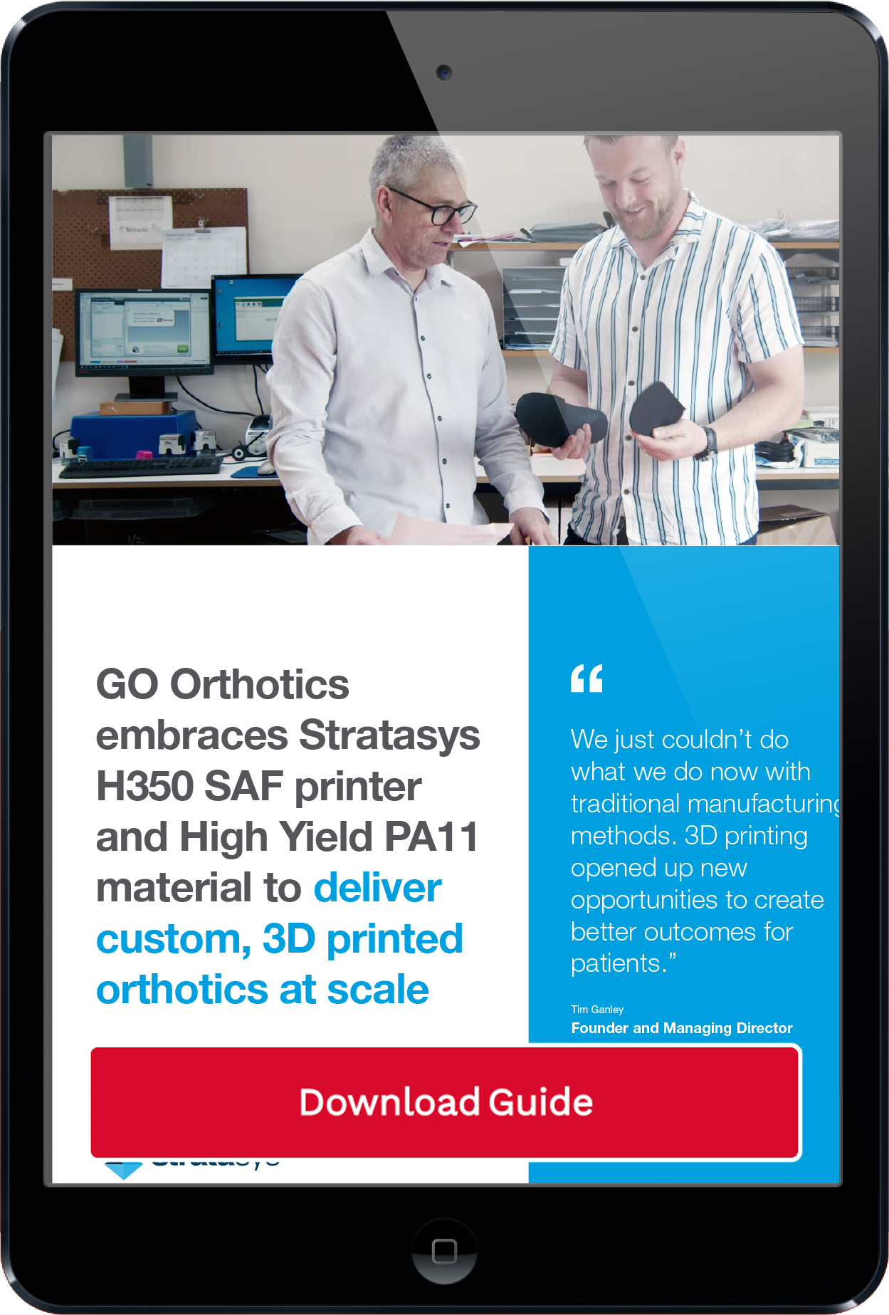 Using High Yield PA11 material to deliver custom, 3D printed orthotics